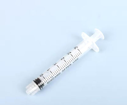 5er Pack 3 ml Luer Lock Spritze mit Injektionsnadel 20G 0.9x36MM