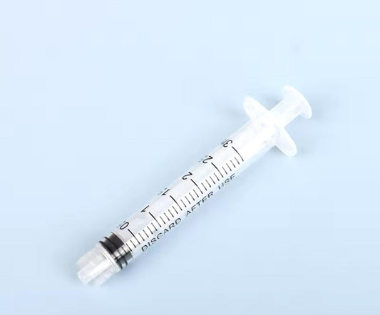 5er Pack 3 ml Luer Lock Spritze mit Injektionsnadel 20G 0.9x36MM